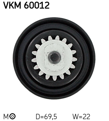 Натяжитель ремня, клиновой зубча - VKM 60012 SKF